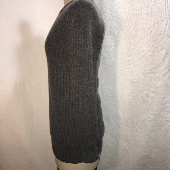 t babaton cashmere blend sweater charcoal heather - Picture 3 of 9